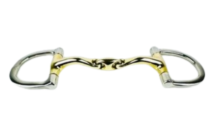 D Ring Snaffle Bit 14mm Curved Turtle Mouth | LOBO UK