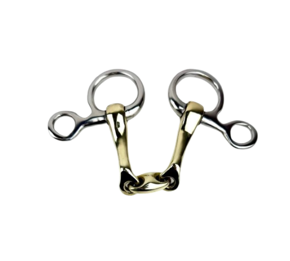 Hanging Cheek Snaffle Verbindend Angled | LOBO UK