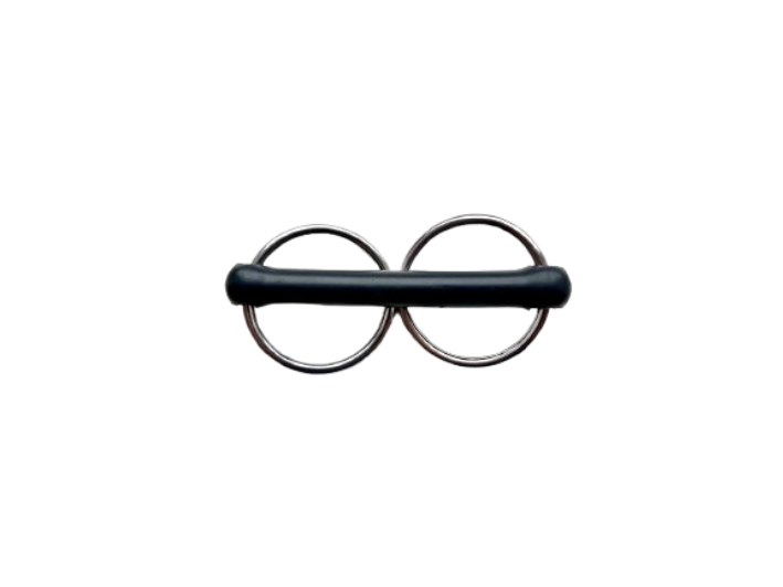 Loose Ring Hard Rubber Snaffle Bit | LOBO UK Stock