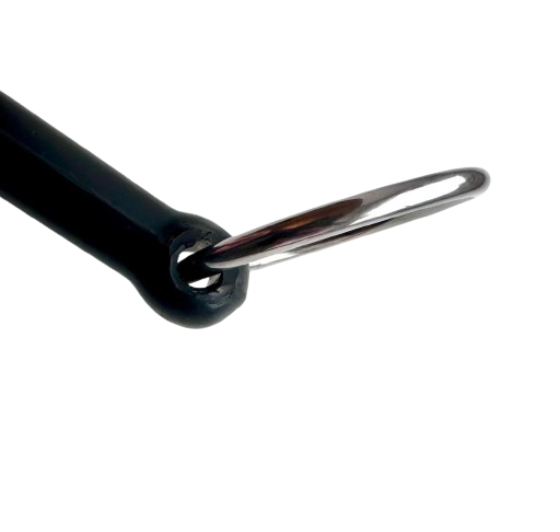 Loose Ring Hard Rubber Snaffle Bit | LOBO UK Stock