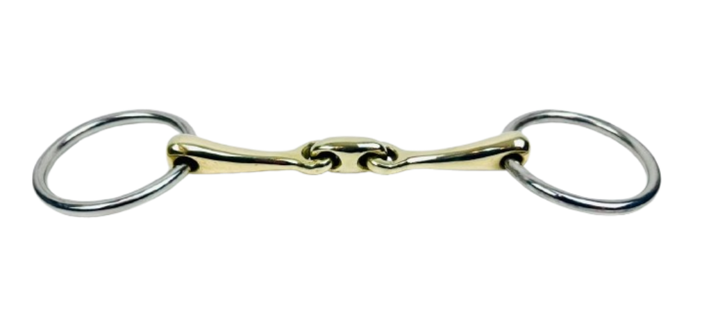 Loose Ring Snaffle 12mm Lozenge Double Jointed | LOBO UK