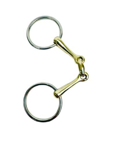 Loose Ring Snaffle 12mm Lozenge Double Jointed | LOBO UK