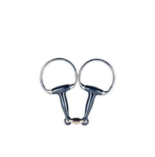 Sweet Iron Eggbutt Snaffle Copper Lozenge | LOBO UK