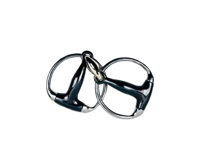 Sweet Iron Eggbutt Snaffle Copper Lozenge | LOBO UK