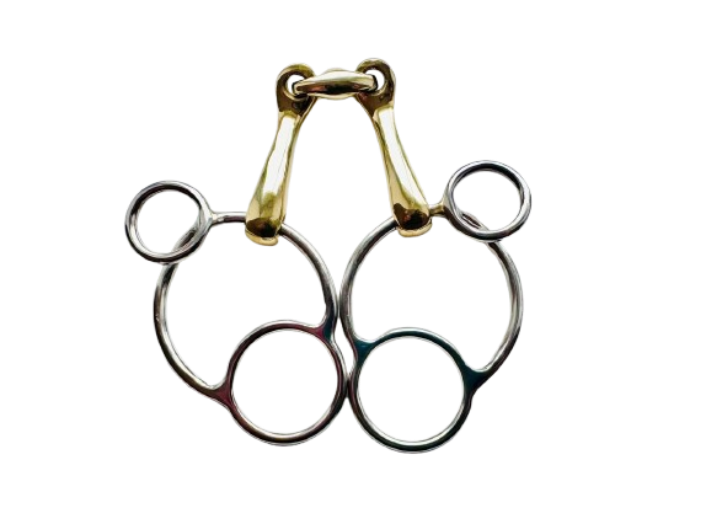 Universal 3 Ring Gag Verbindend Angled | LOBO UK