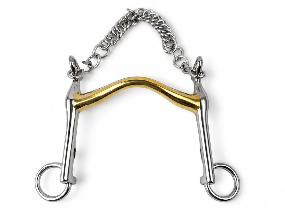 Double Bridle Weymouth & Bradoon Bit Set (German Silver & Stainless Steel) – Lobo Stables