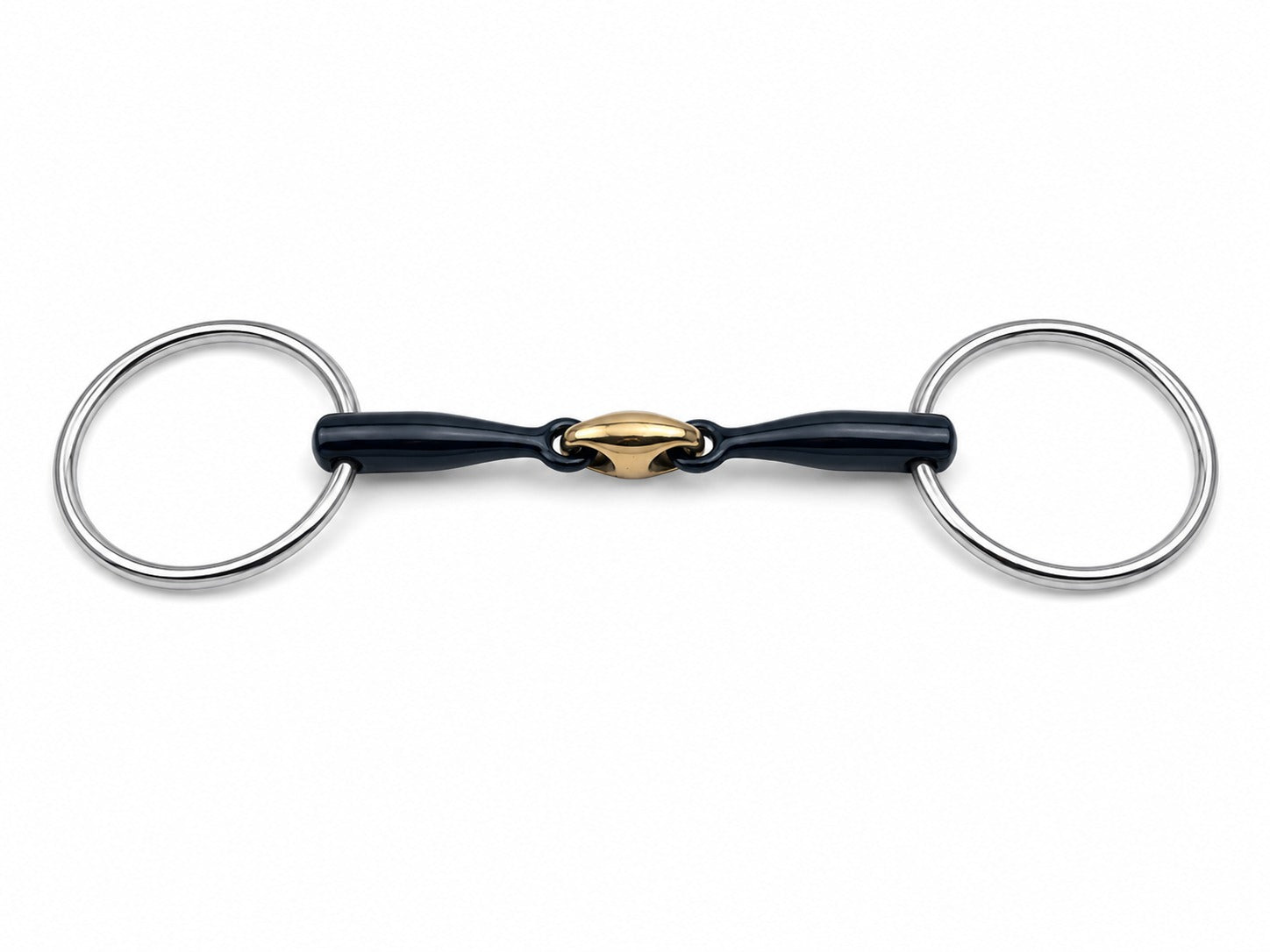 Loose Ring Sweet Iron Snaffle Bit with Copper Lozenge – Lobo Stables